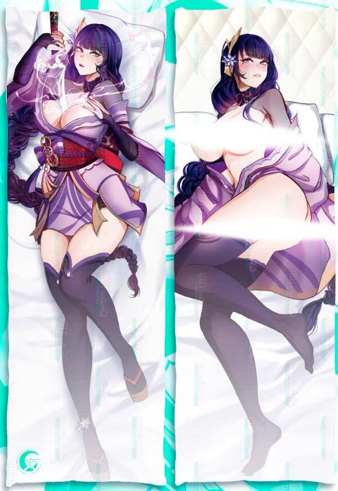 Raiden Shogun Body pillow case GENSHIN IMPACT Kush